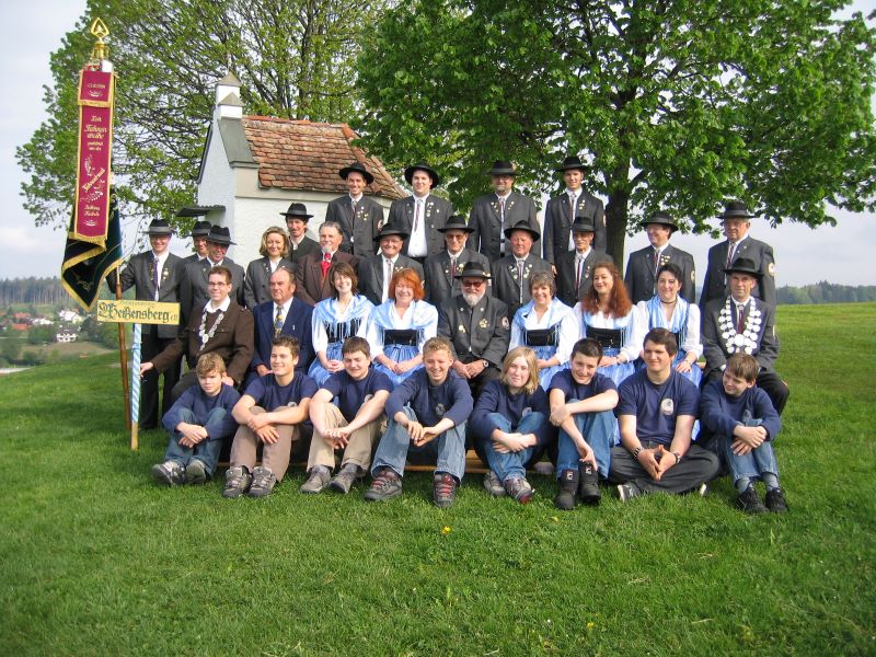 Gruppenbild auf der Weißensberger Halde